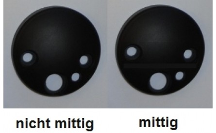 deksel huis voltmeter of klok