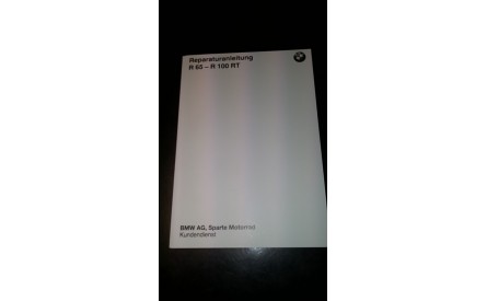 Werkplaatsboek R65-R100RT monolever vanaf 1985